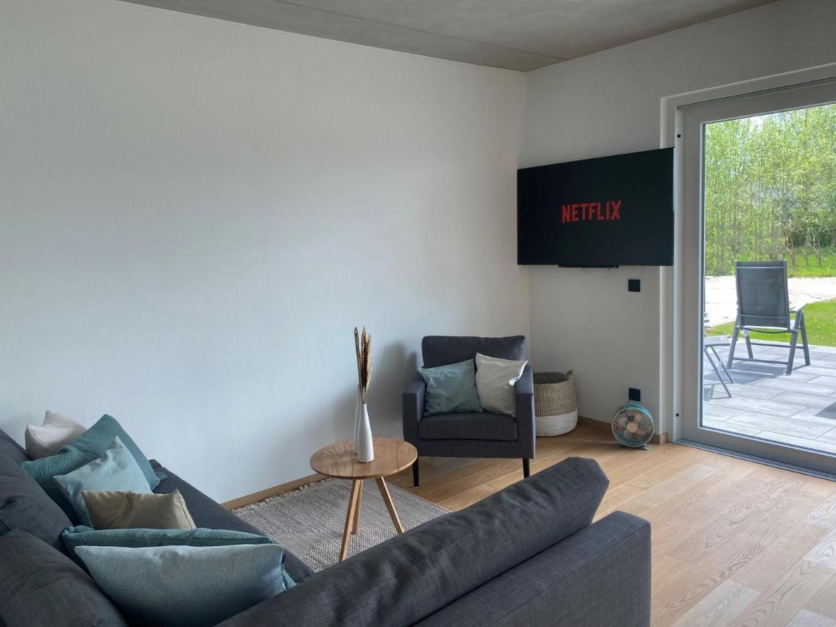 Апартаменти Neubau Gruener Wolpertinger Designwhg 106Qm Barrierefrei Брайтбрунн-ам-Кімзе Екстер'єр фото